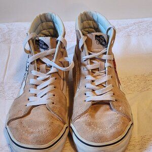 Vans Sk8-Hi Mickey Minnie Mouse Roses Sneakers Pink Women Size 7.5